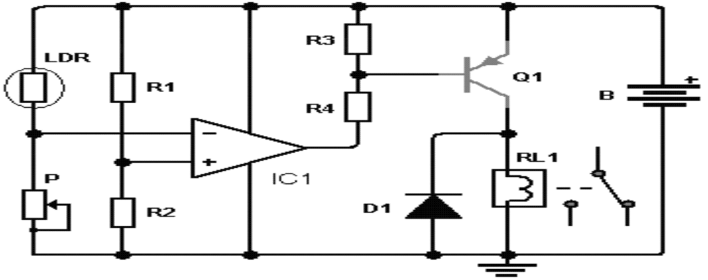 Light Activated Switch Circuit
