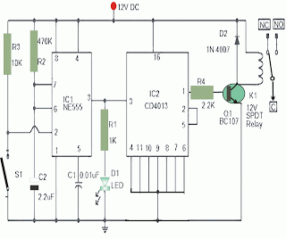 Magnetic Proximity Switch Circuit