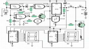 walking distance meter circuit