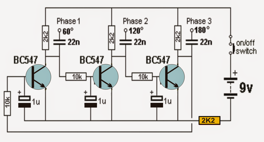 3 Phase Signal Generator Circuit 110v schematic wiring diagram free download schematic 