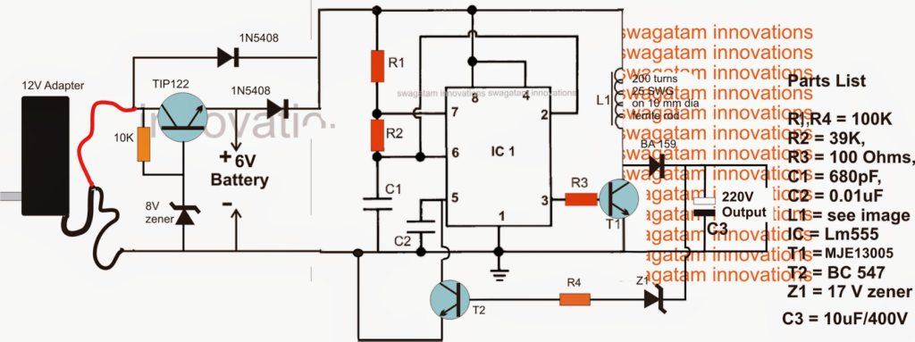 6Vto220Vconvertercircuit