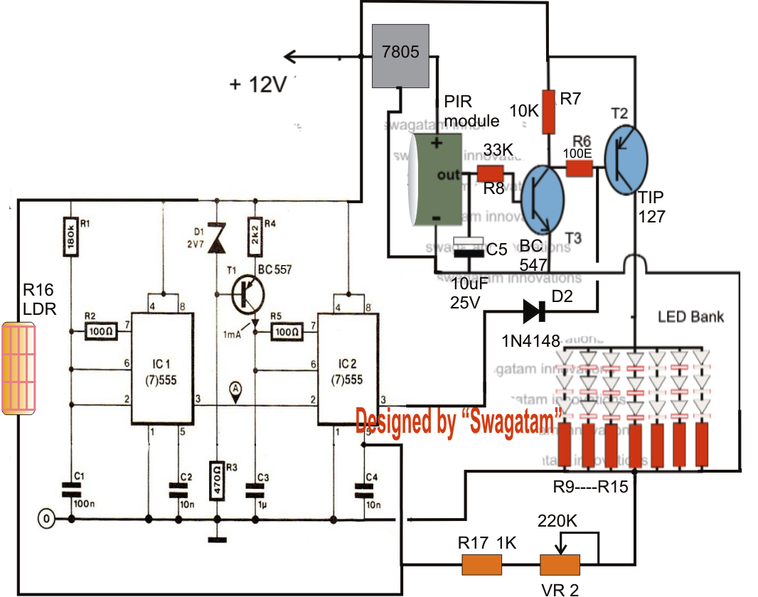 ENERGY SAVING AUTOMATIC LIGHT CIRCUIT