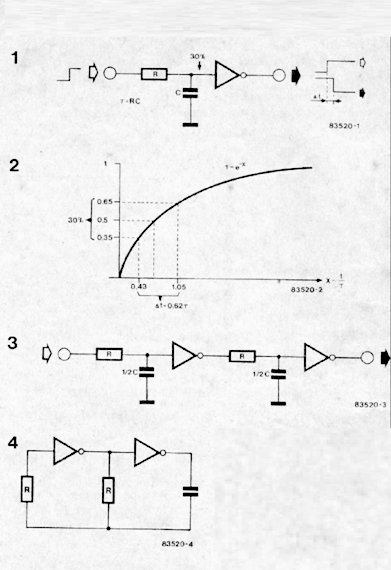 calculate delay timer with NOT gates