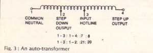 simple auto transformer circuit