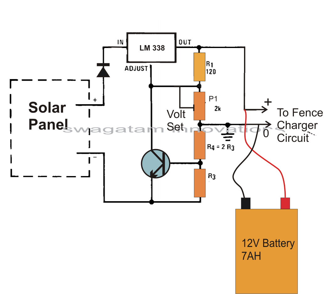 How To Make A Solar Fence Charger Circuit