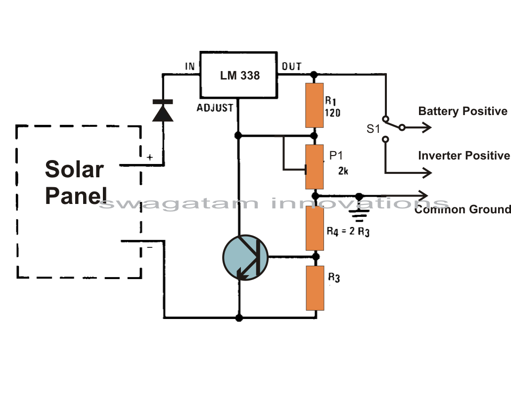 Simple Solar Battery Charger Circuits