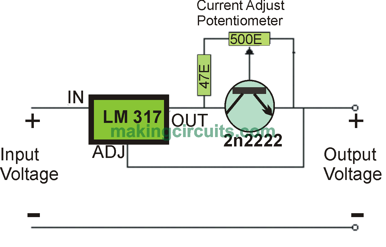 Simple Adjustable Constant Current Circuit
