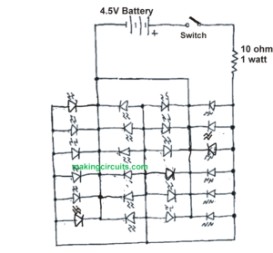 Simple High Power LED Flashlight Circuit