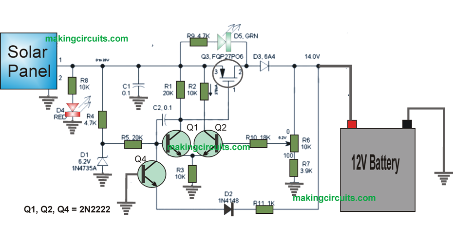 solar charger circuit