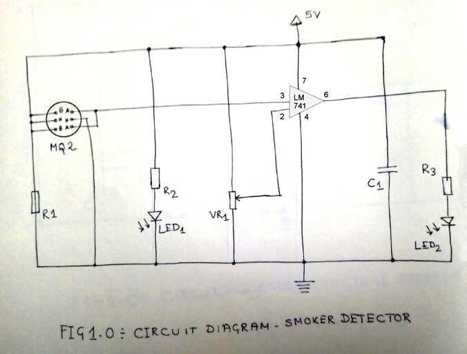 Simple Smoke Detector Circuit