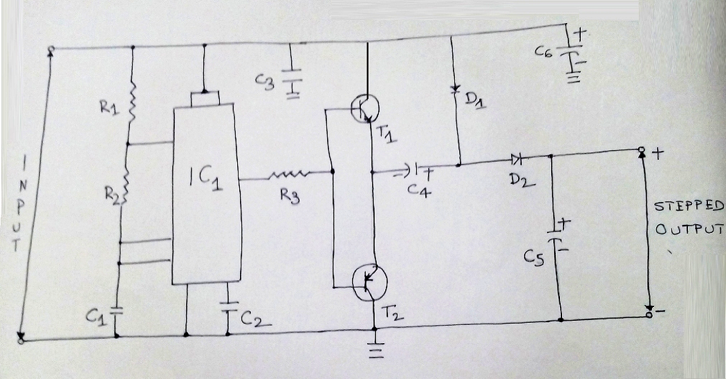 voltage stepper circuit