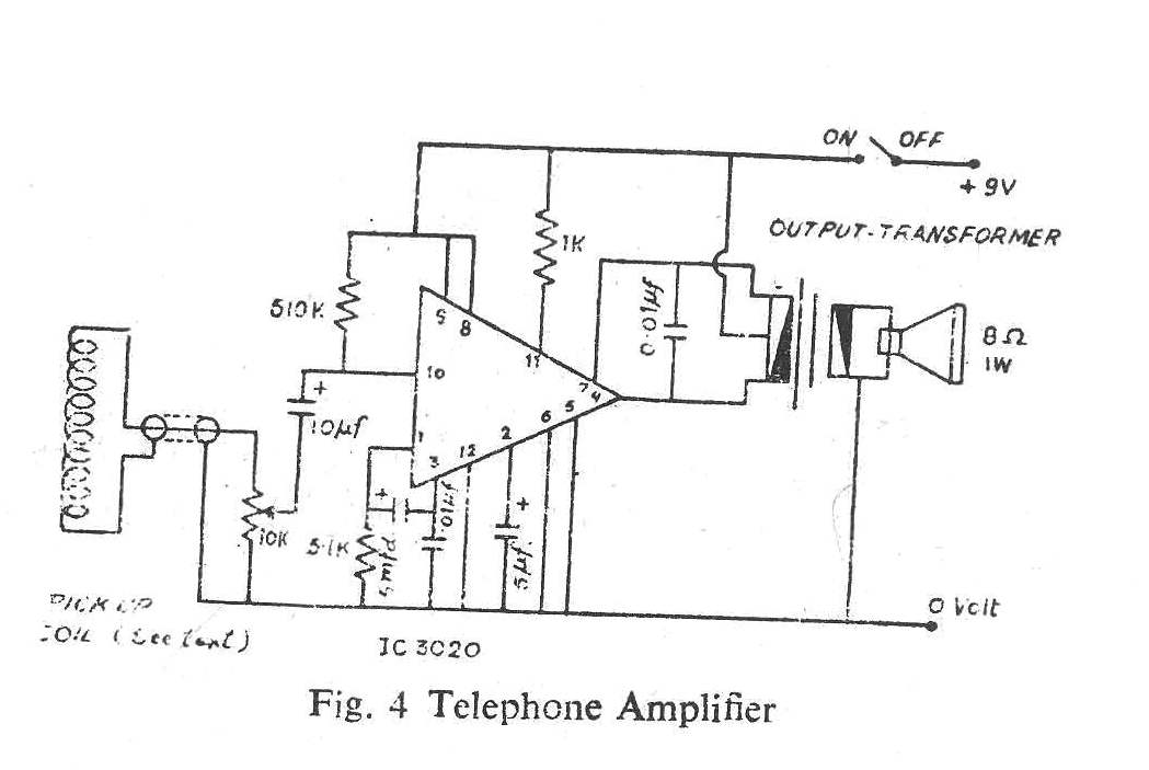 telephone amplifier circuit