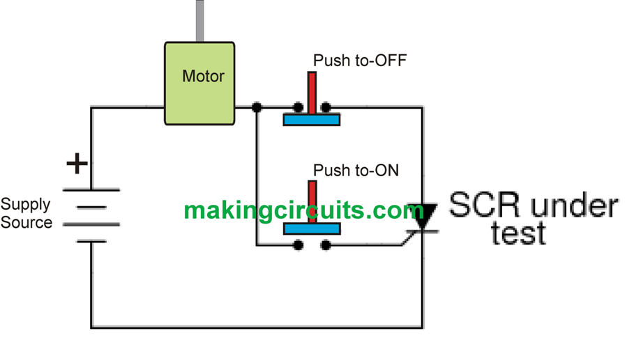 scr motor control circuit