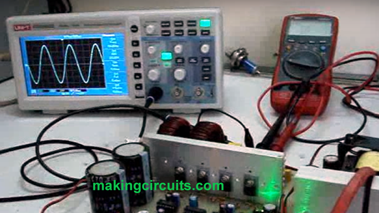 PIC sinewave UPS circuit