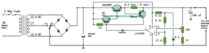 Simple 0-24V/5Amp Variable Power Supply Circuit with Transistors