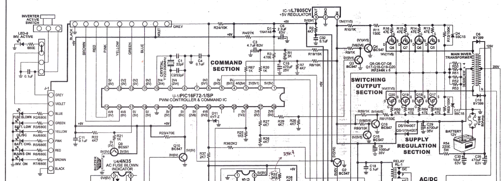 Microtek Inverter Pcb Layout - PCB Circuits