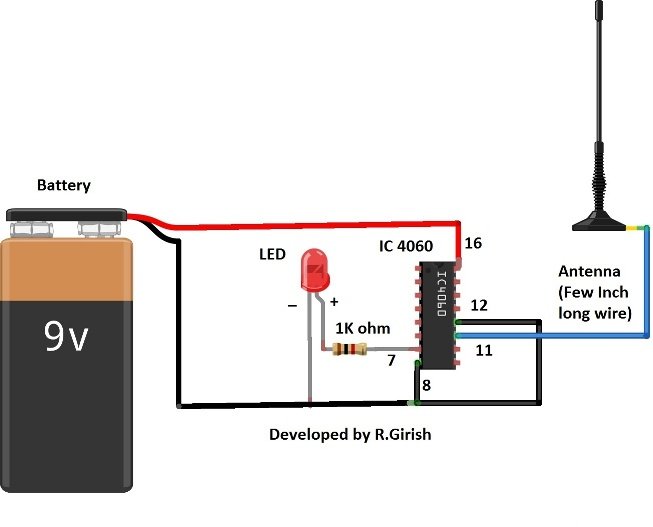 Contactless voltage on sale detector circuit