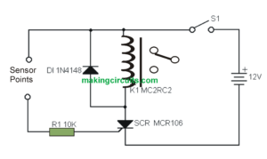 Water Level Controller Using A Single Scr