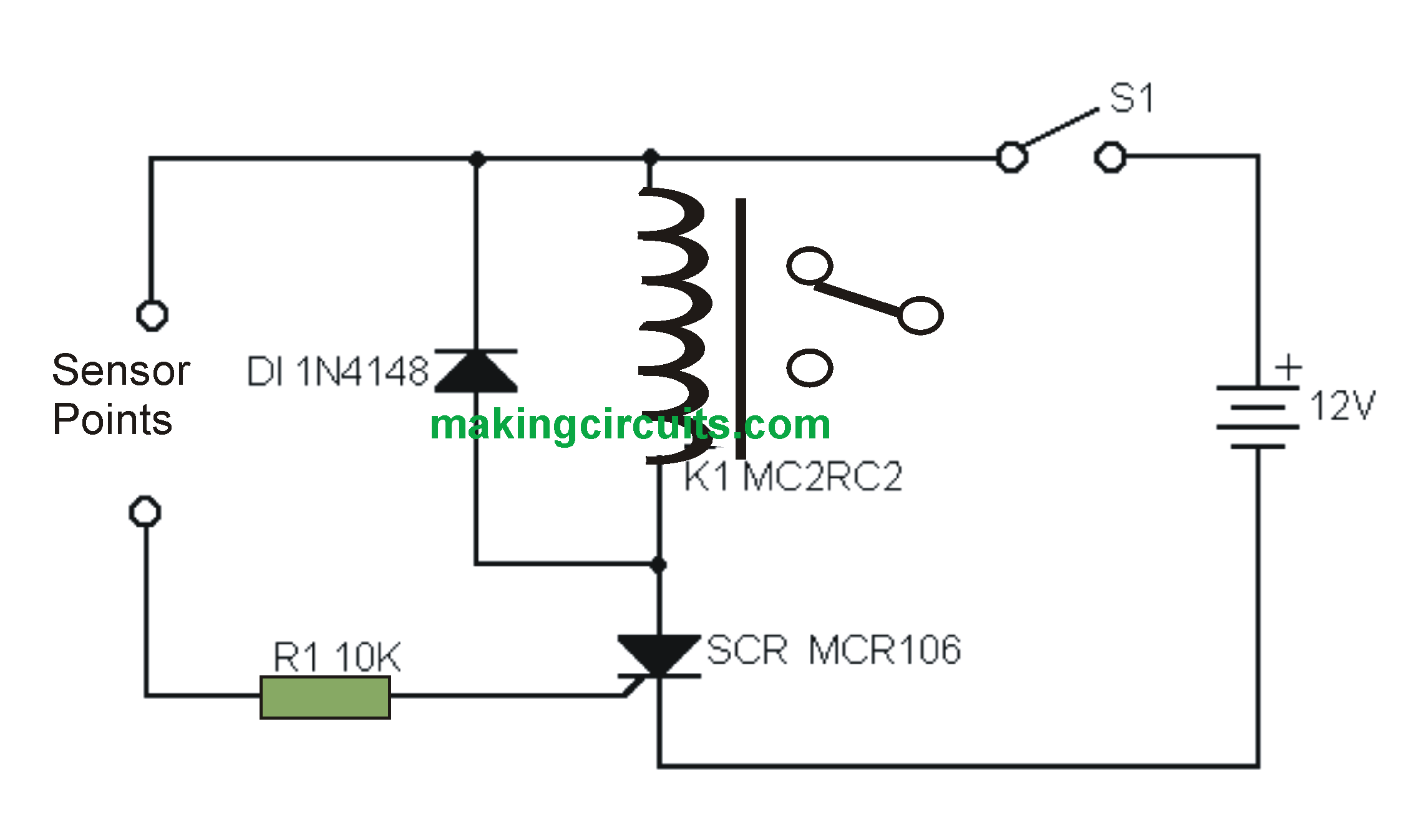 Water Level Controller using a Single SCR