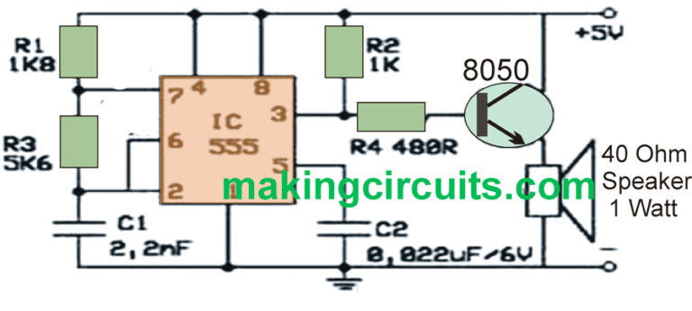 Simple Rat Repellent Circuit