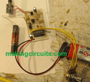 Metal Detector Circuit Using A Single Ic