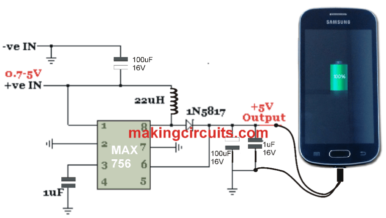 Simple Smartphone Charger Circuit