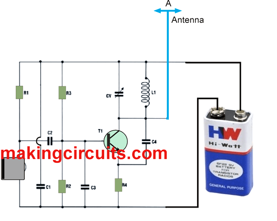 small FM transmitter circuit