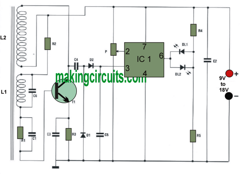 Find Concealed Metal Pipes, Nails, Studs using this Circuit