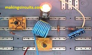 wireless spark lamp circuit