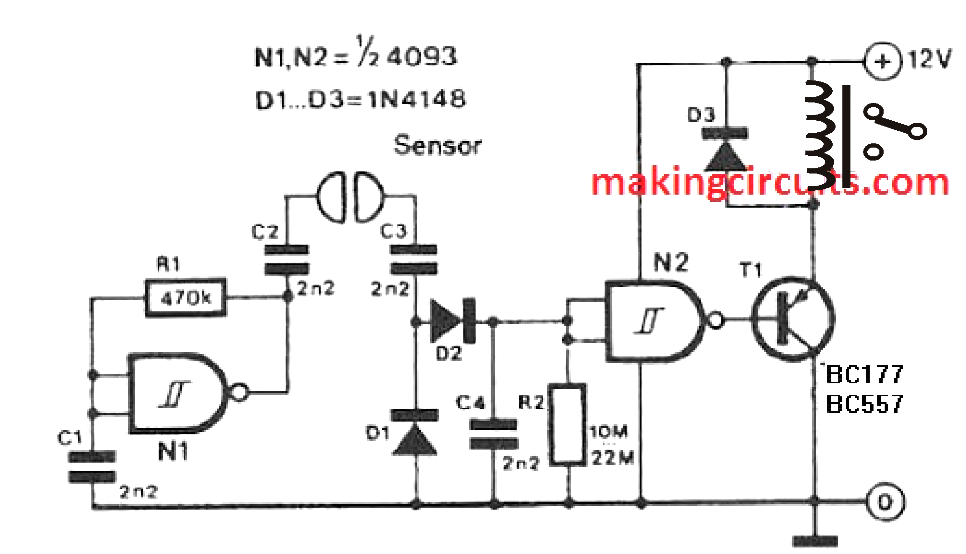 liquid level sensor circuit