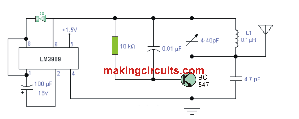 tracking transmitter circuit