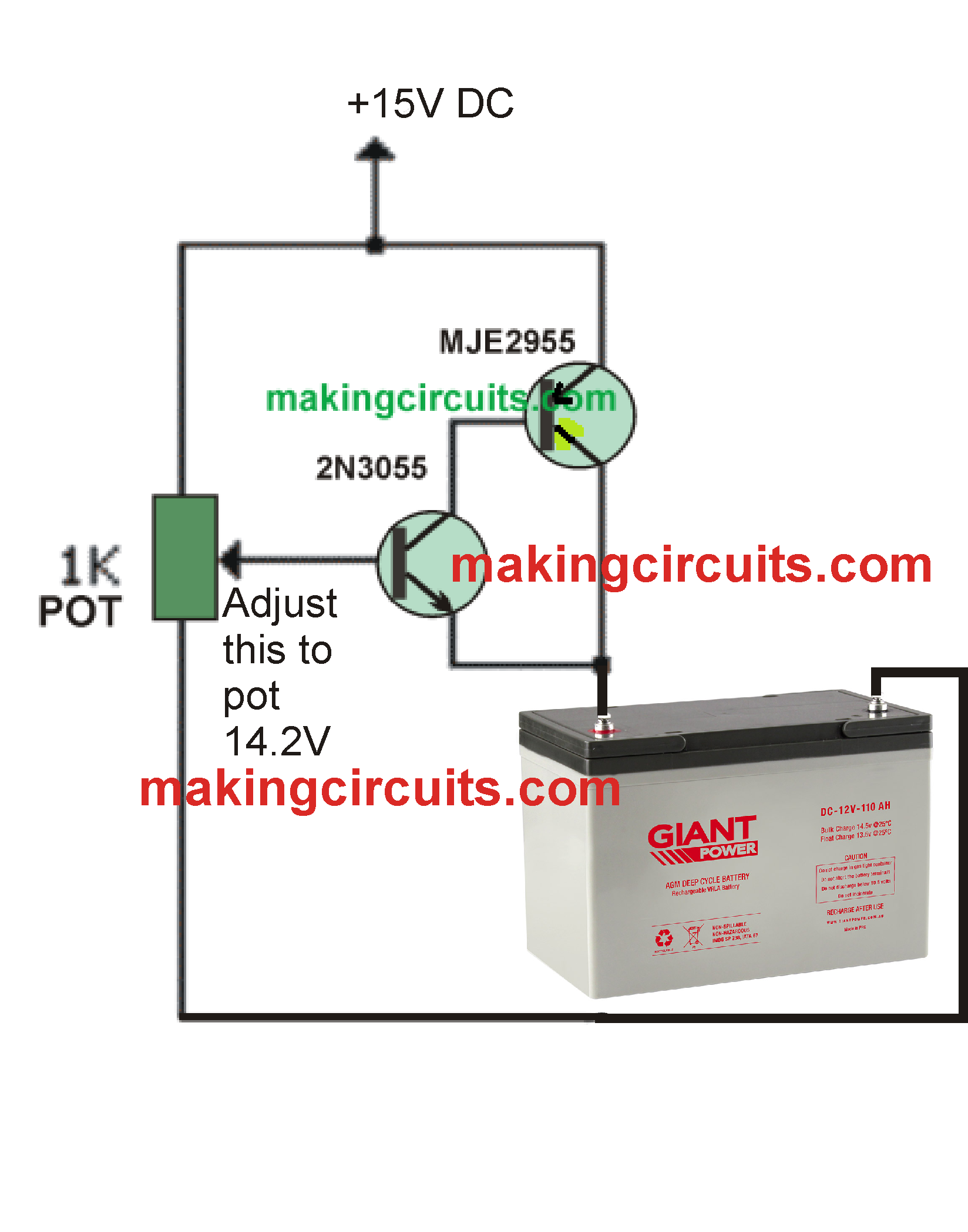 V Ah Battery Charger Circuit