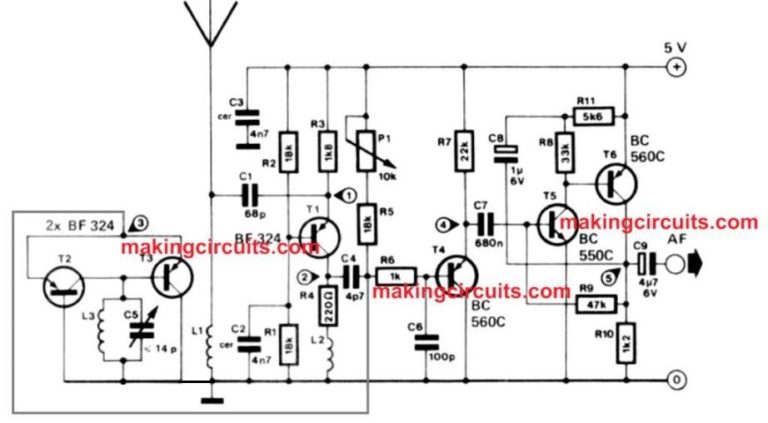 Simplest FM Radio Circuit with High Reception Quality