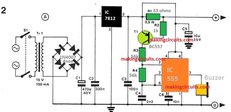 Temperature Alarm Circuit