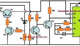 crop field insect protector solar circuit diagram