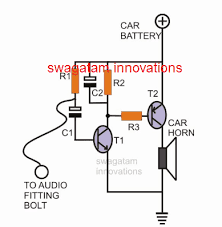 car burglar alarm circuit