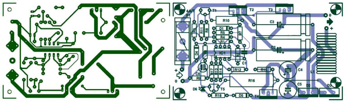 PCB design for 12 V to 19 V using Boost Converter Circuit