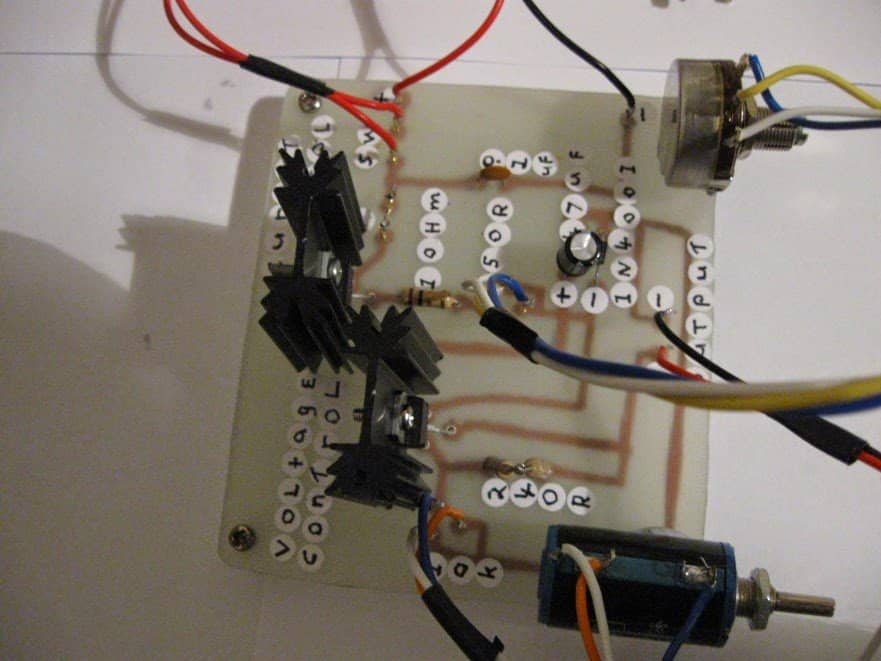 constant voltage and constant current regulator prototype image