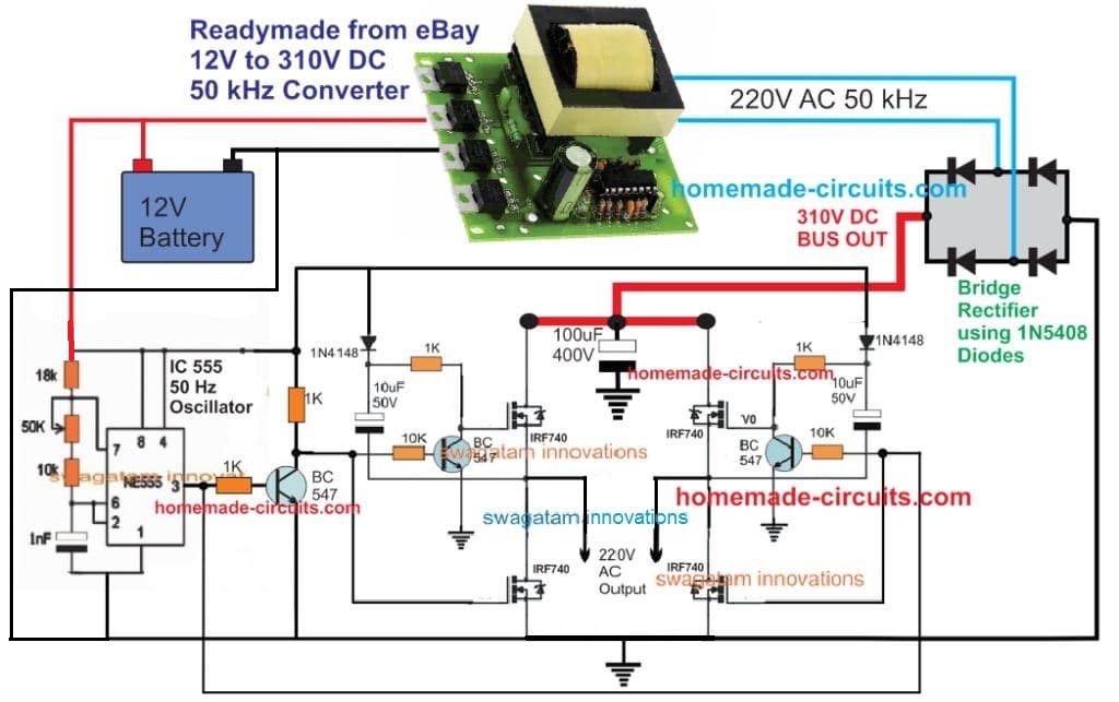 Simple Ferrite Cote Inverter Design