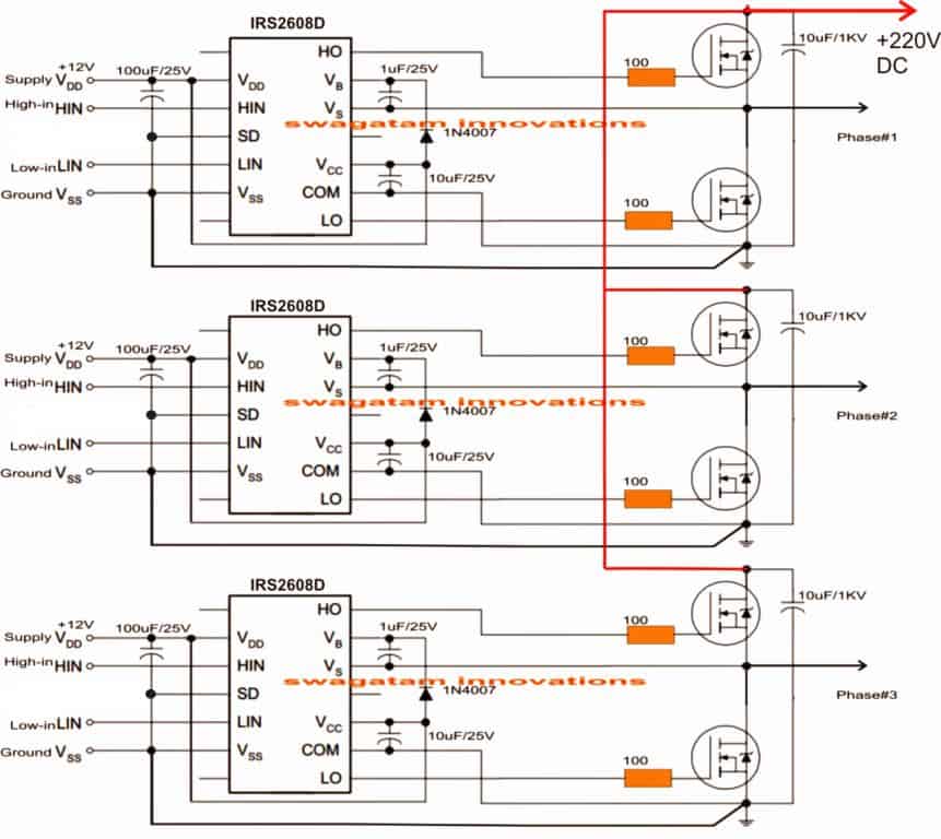 Arduino 3 phase driver