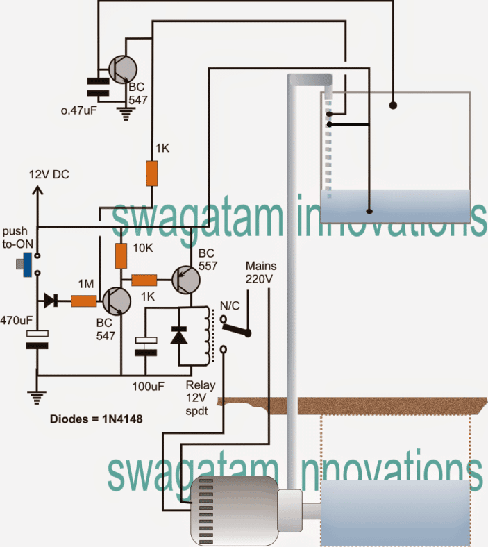 Dry Run Protector Circuits using Transistors