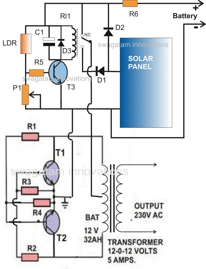 simplesolarinvertercircuitforscienceproject